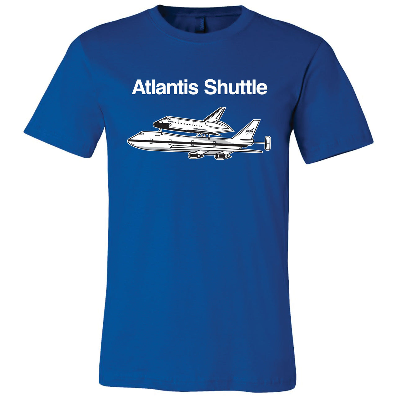 NASA - Atlantis Shuttle 2-sided T-Shirt