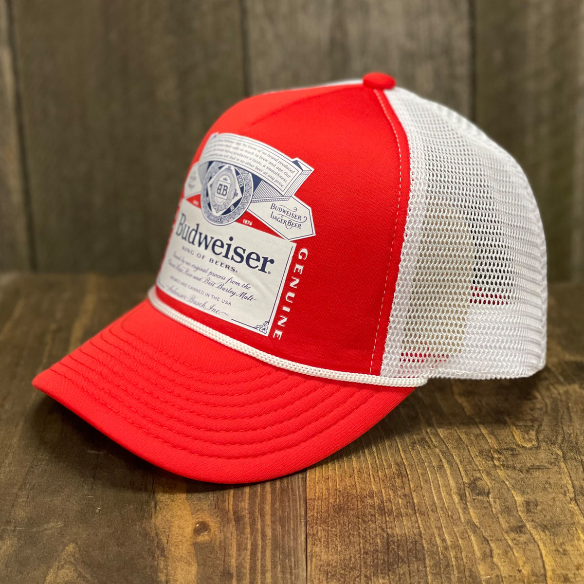 Budweiser Hat Budweiser Label Hat Foam Trucker Hat