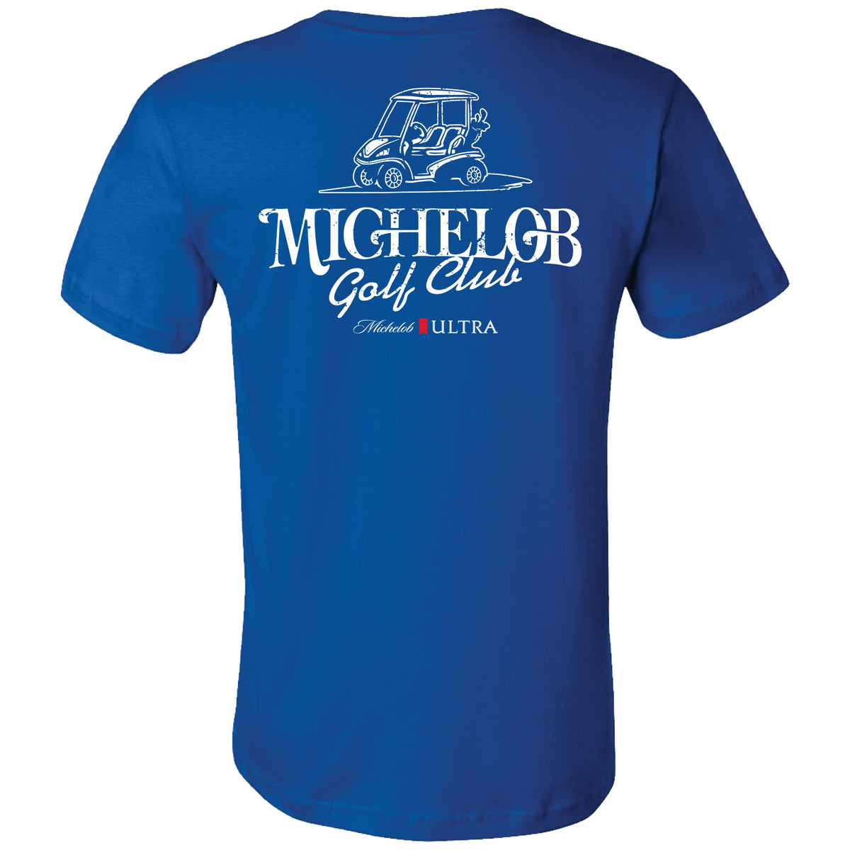 Michelob Ultra Golf Cart/Golf Club Shirt 2Sided Brew City Beer Gear