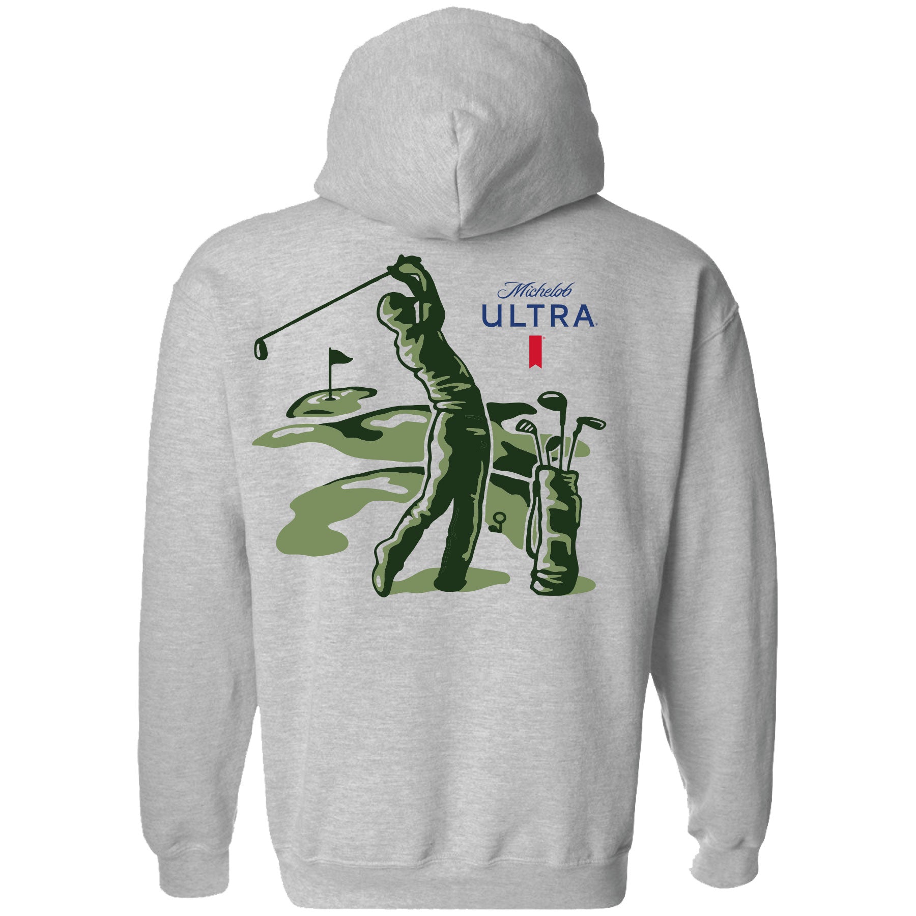 Michelob Ultra 2-sided Golf Hoodie Brew City Beer Gear