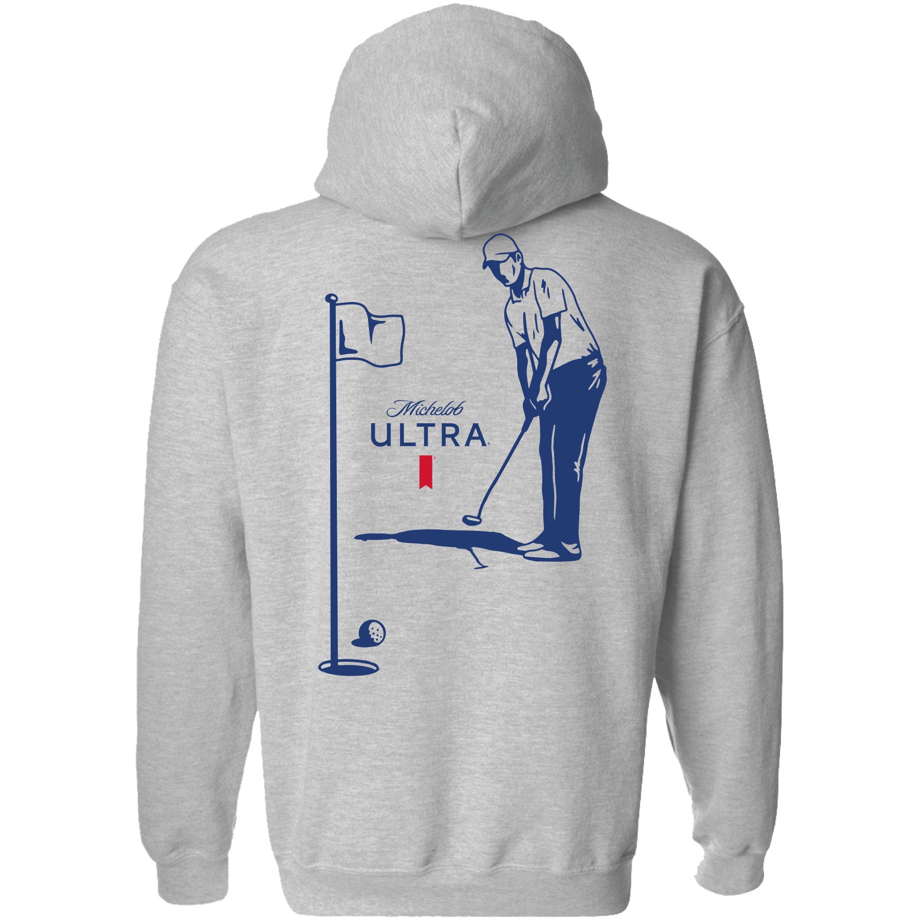 Michelob Ultra Golf Birdie 2 sided Hoodie Brew City Beer Gear