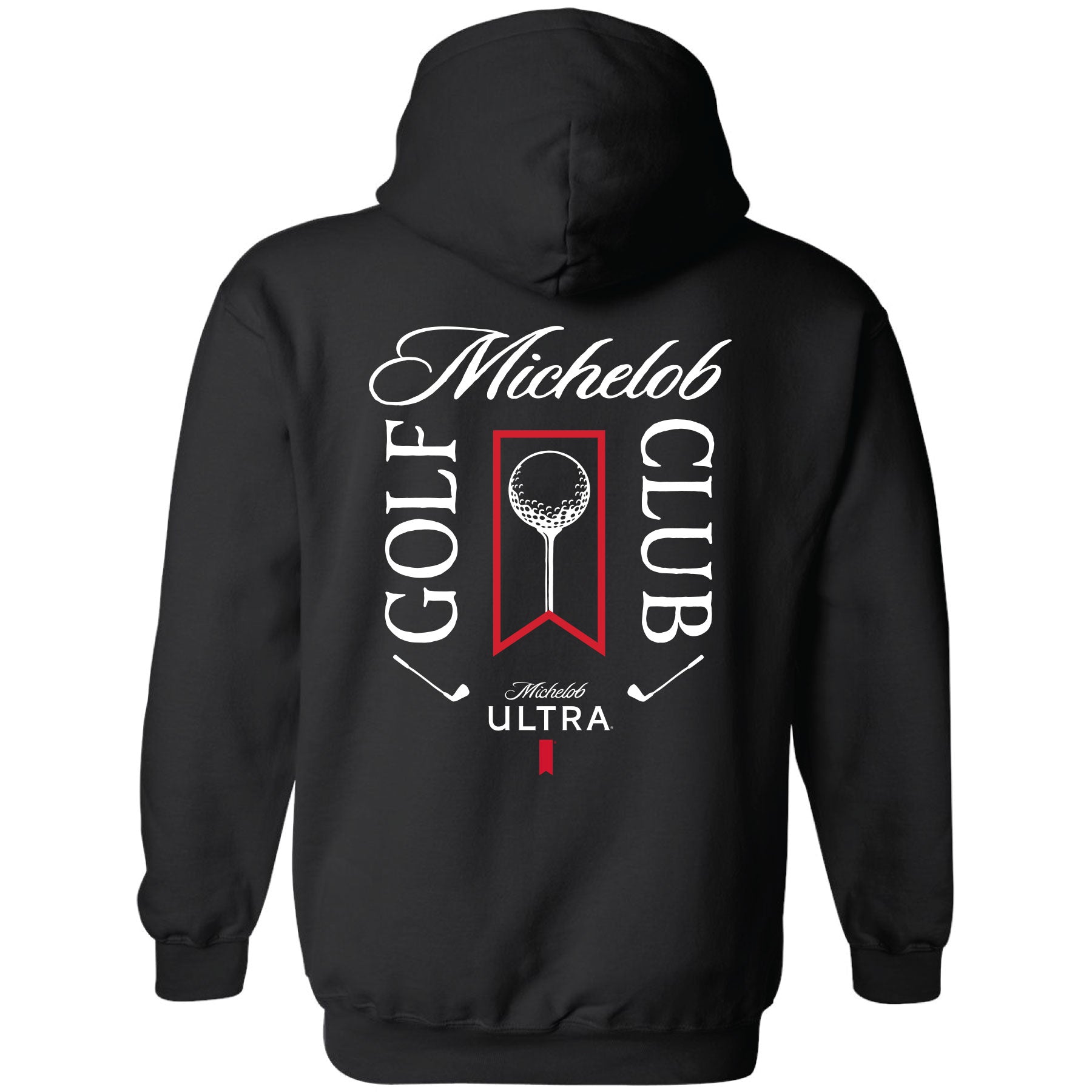 Michelob Ultra Golf Club 2 Sided Hoodie Brew City Beer Gear