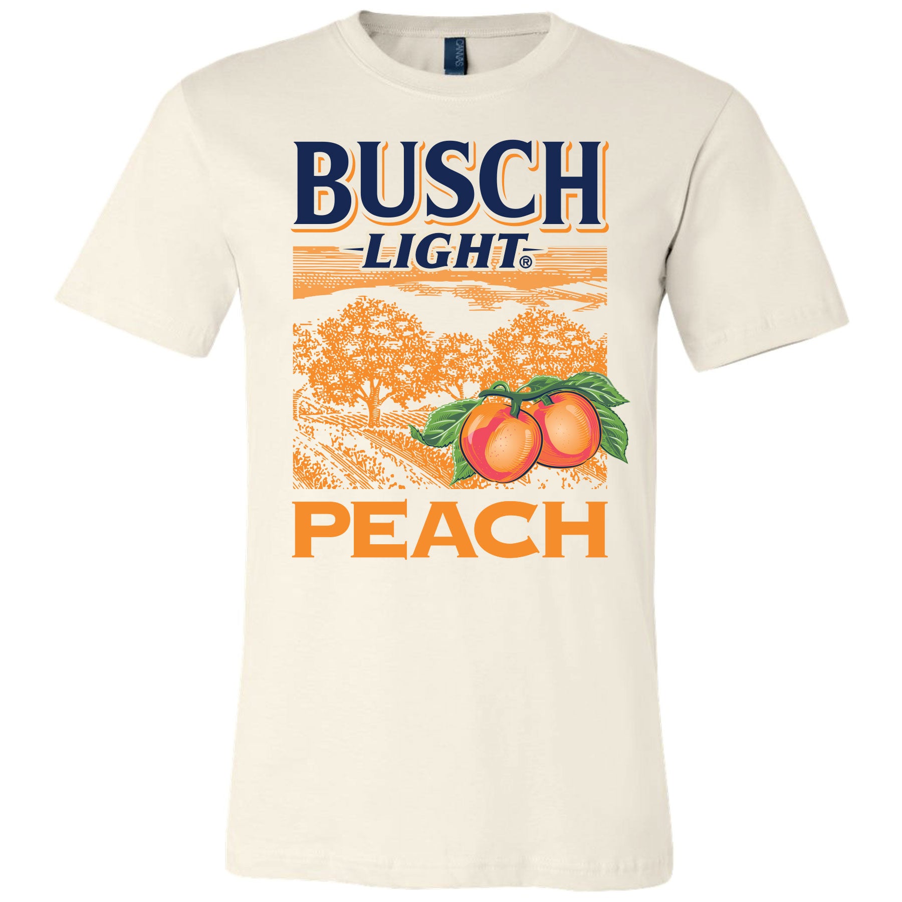 Busch Light Peach Scenic Shirt - Brew City Beer Gear