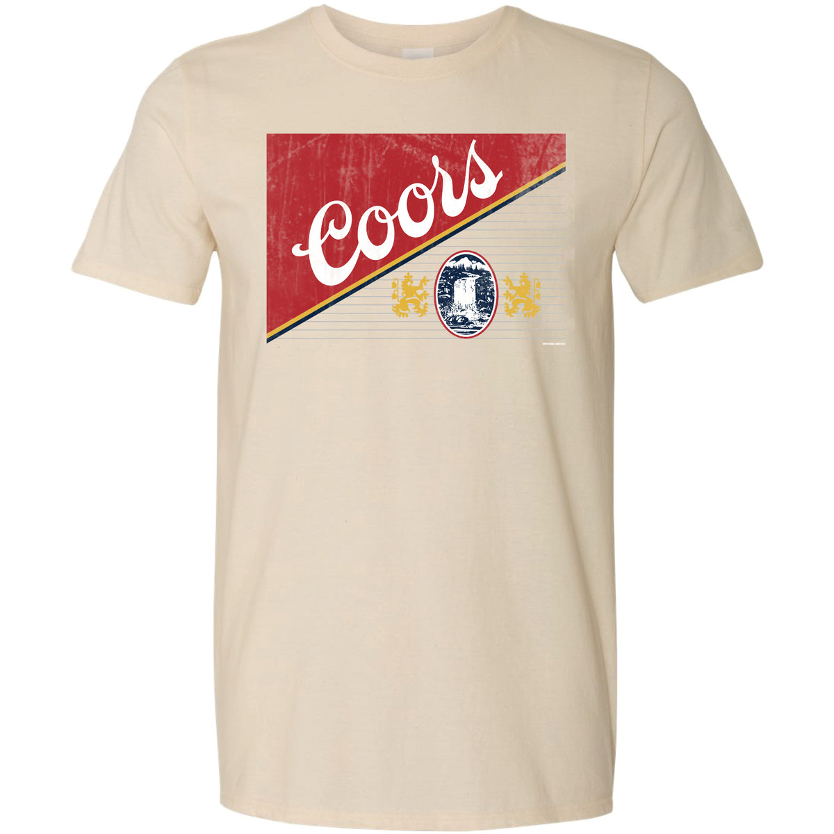Coors Banquet Vintage Angle TShirt Brew City Beer Gear
