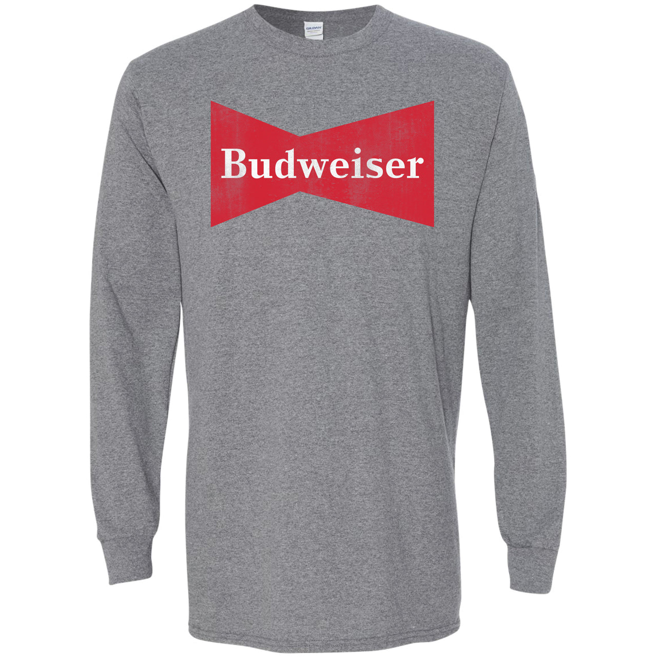 Budweiser Vintage Bow Tie Logo Long Sleeve T-Shirt