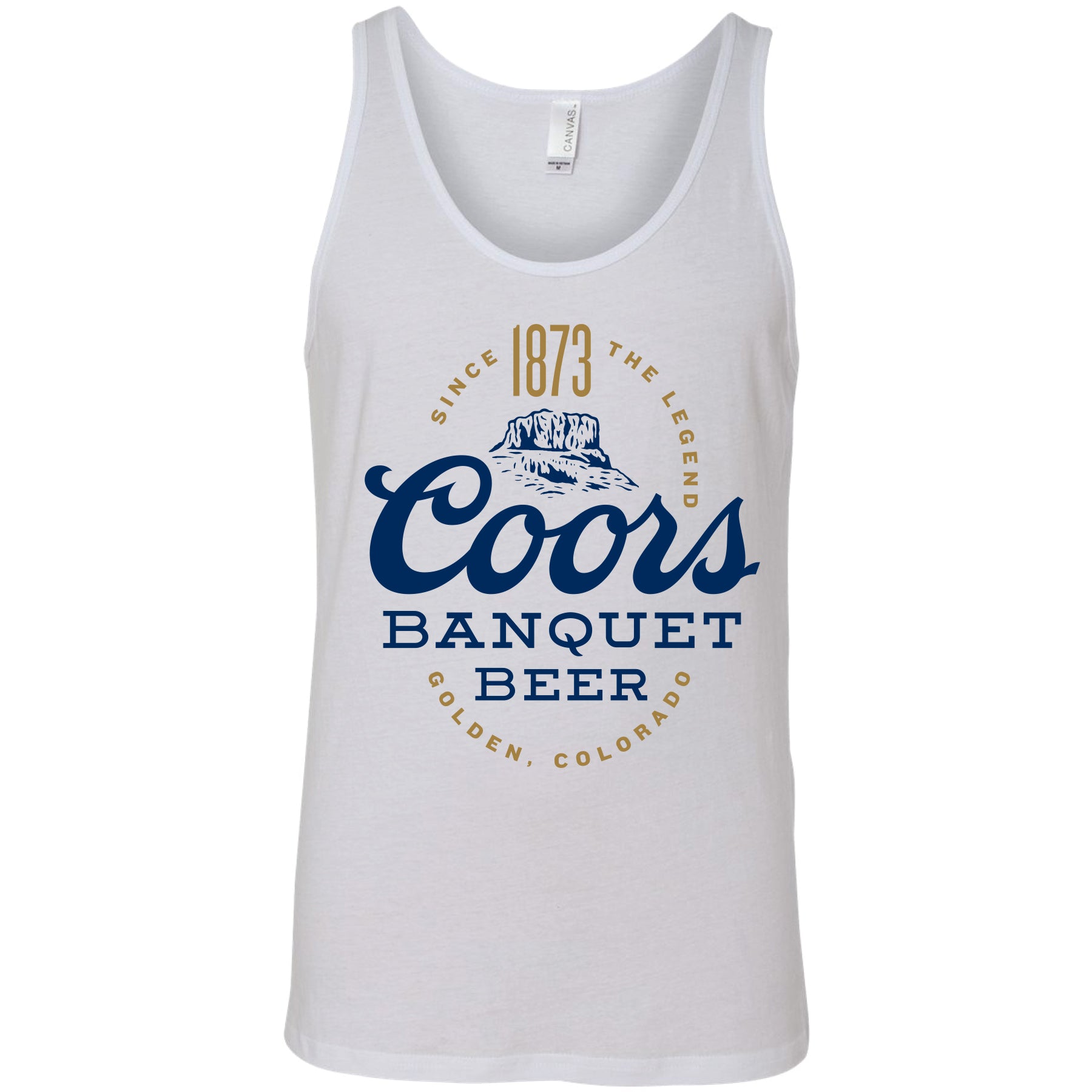 top gear beer Coors Banquet - 1873 Oval Tank Top