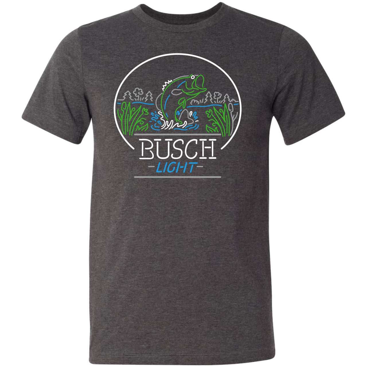 Busch Light - Neon Bass Oval T-Shirt