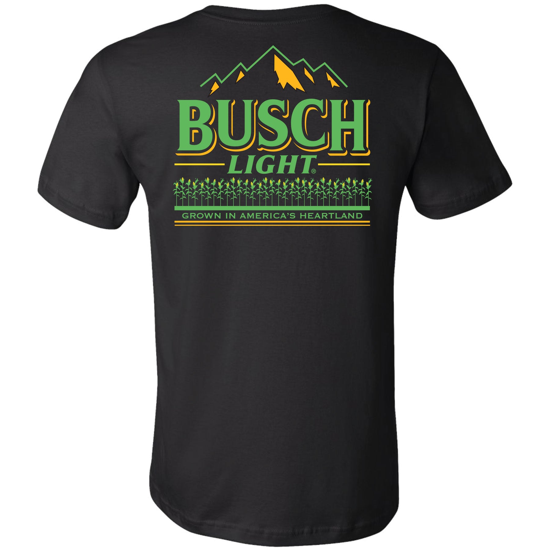 Busch Light - Busch Light Corn Field 2-Sided Black / X-Large