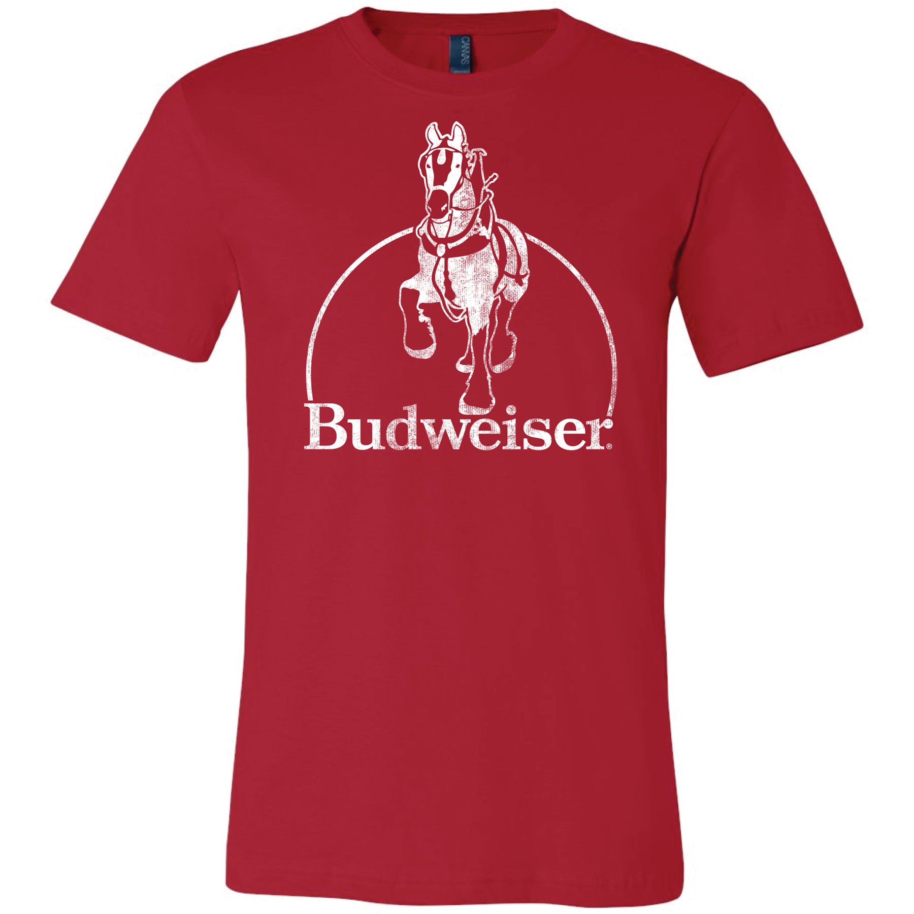 Budweiser Clydesdale One Color Illustration T-Shirt - Brew City