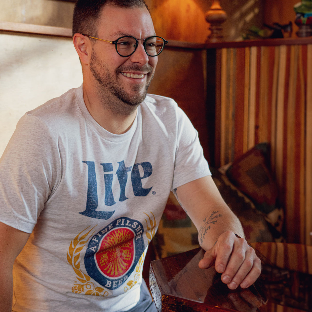 Miller Lite - Full Color Label T-Shirt
