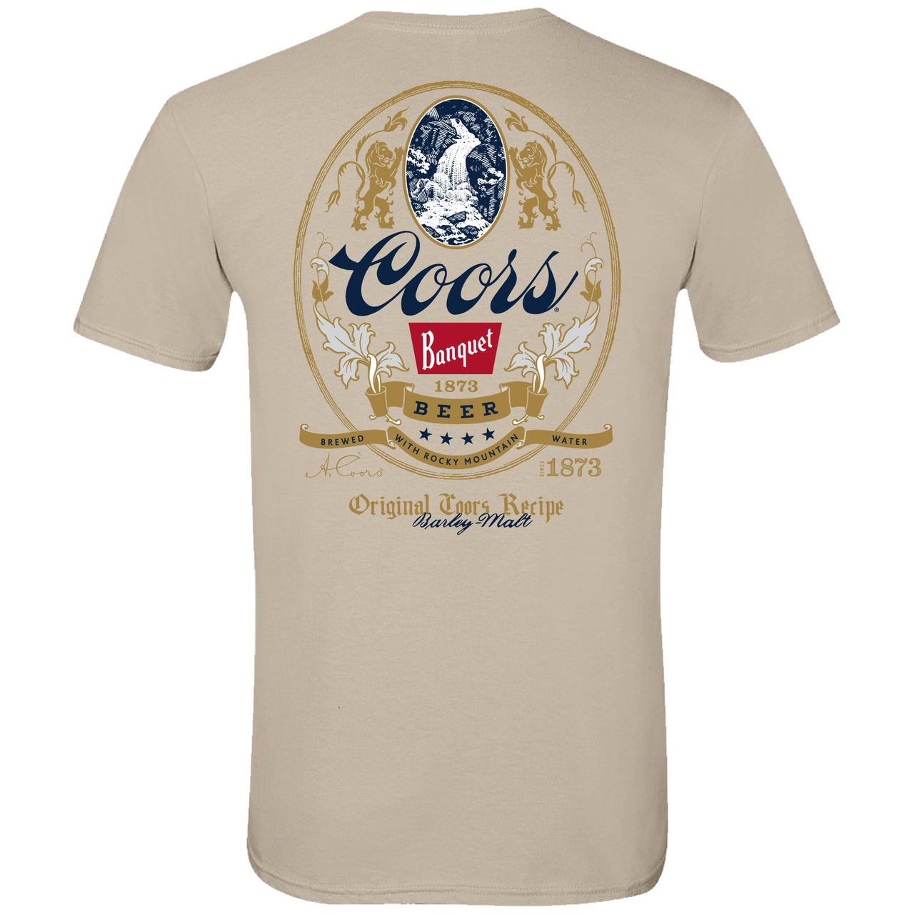 Coors Banquet - Heritage Oval 2-sided T-shirt