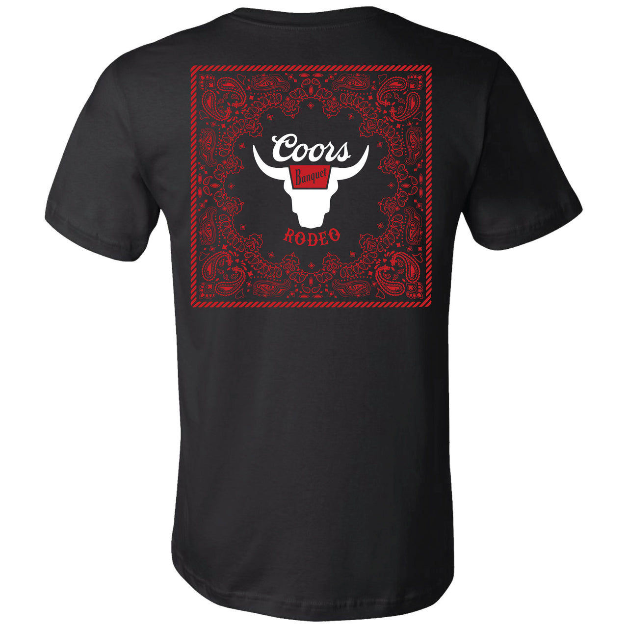 Coors Banquet - Rodeo Bandana 2-sided T-shirt