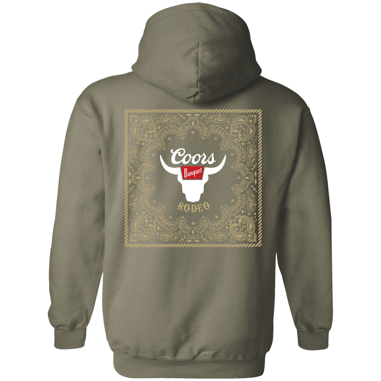 Coors Banquet - Rodeo - Bandana 2-sided Hoodie