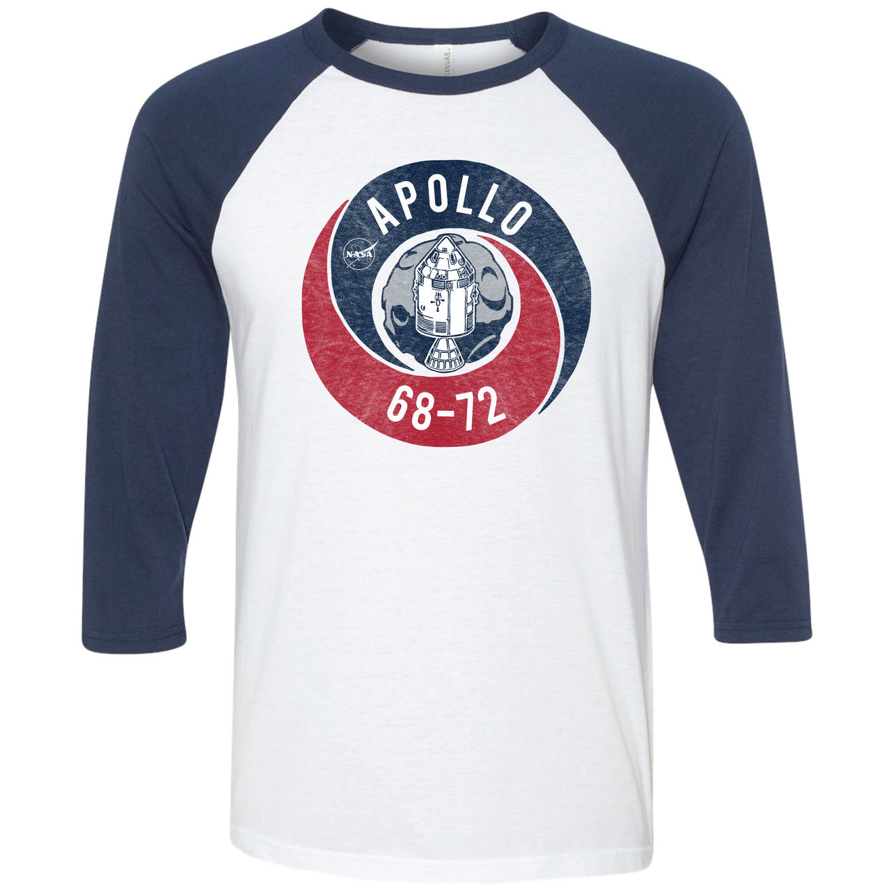 NASA - Apollo Swirl Baseball Tee