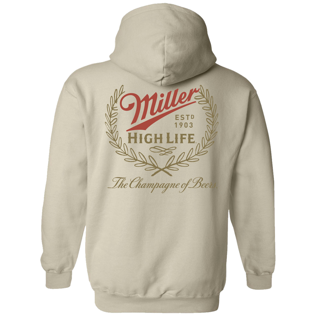 Miller High Life - Wreath Logo 2-Sided Hoodie