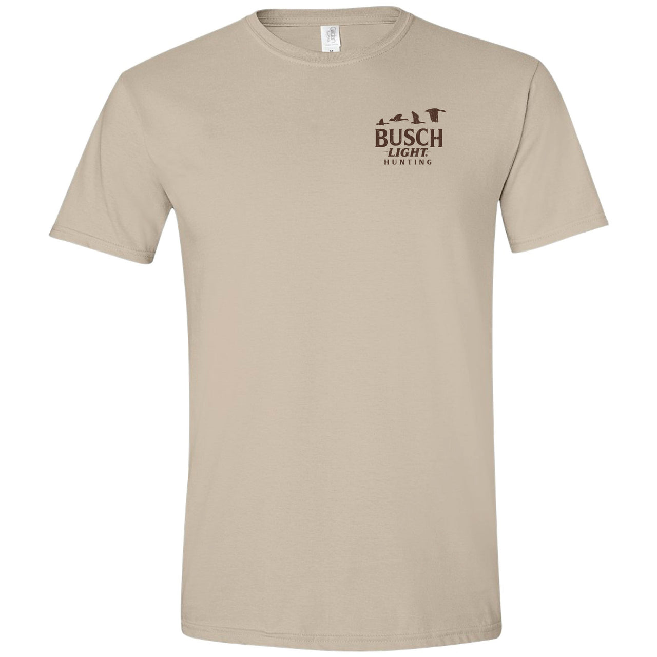 Busch Light - Hunting Dog Can Scene 2-sided T-shirt