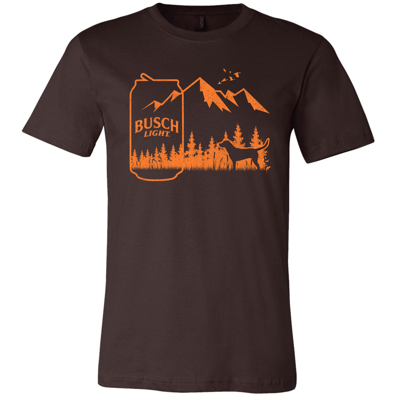 Busch Light - Hunting Bird Dog Scene T-shirt