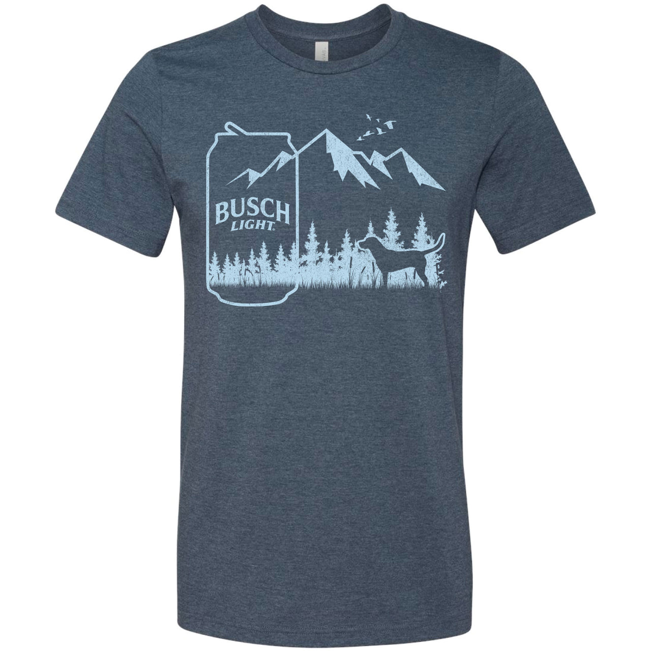 Busch Light - Hunting Bird Dog Scene T-shirt