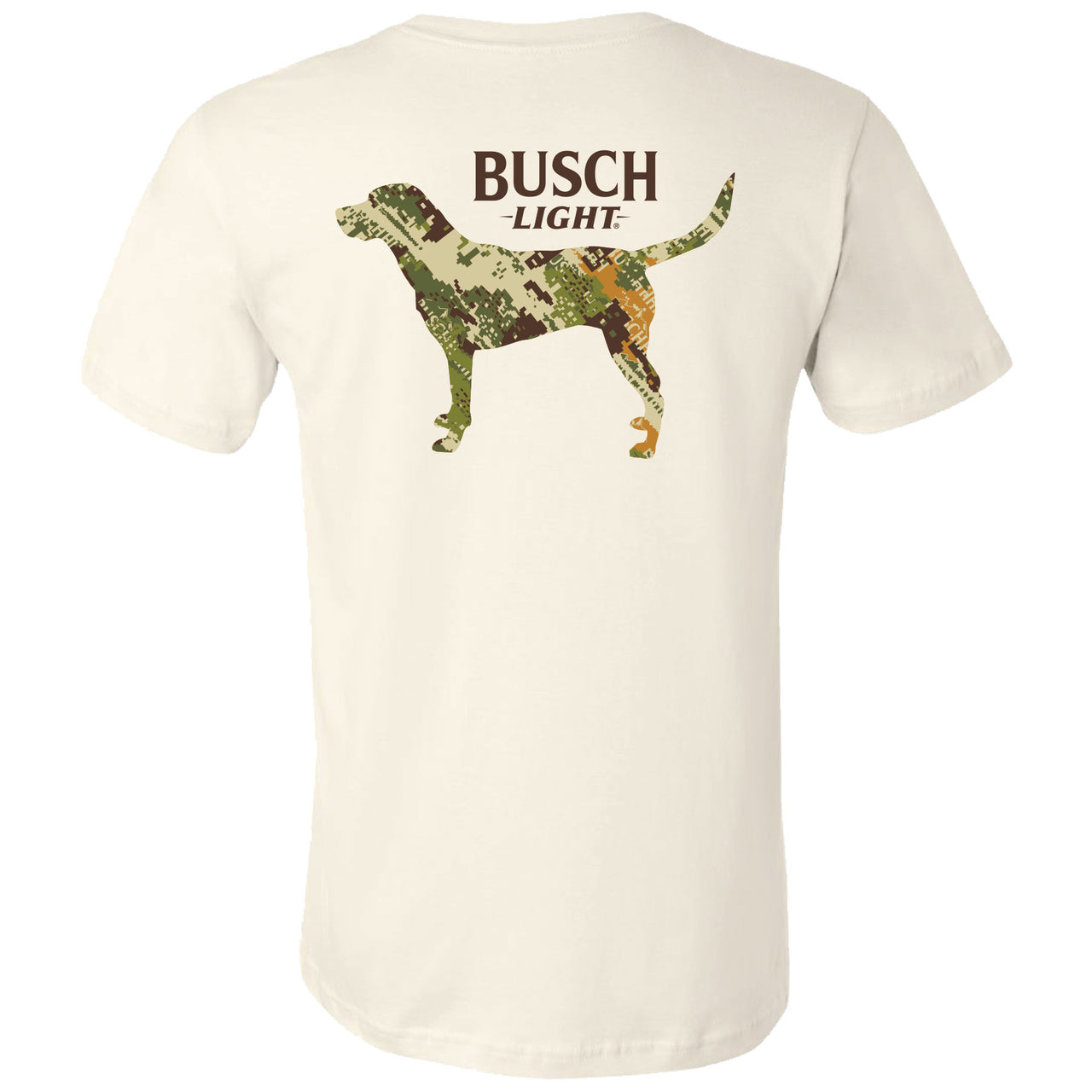 Busch Light - Camo Dog 2-sided T-shirt
