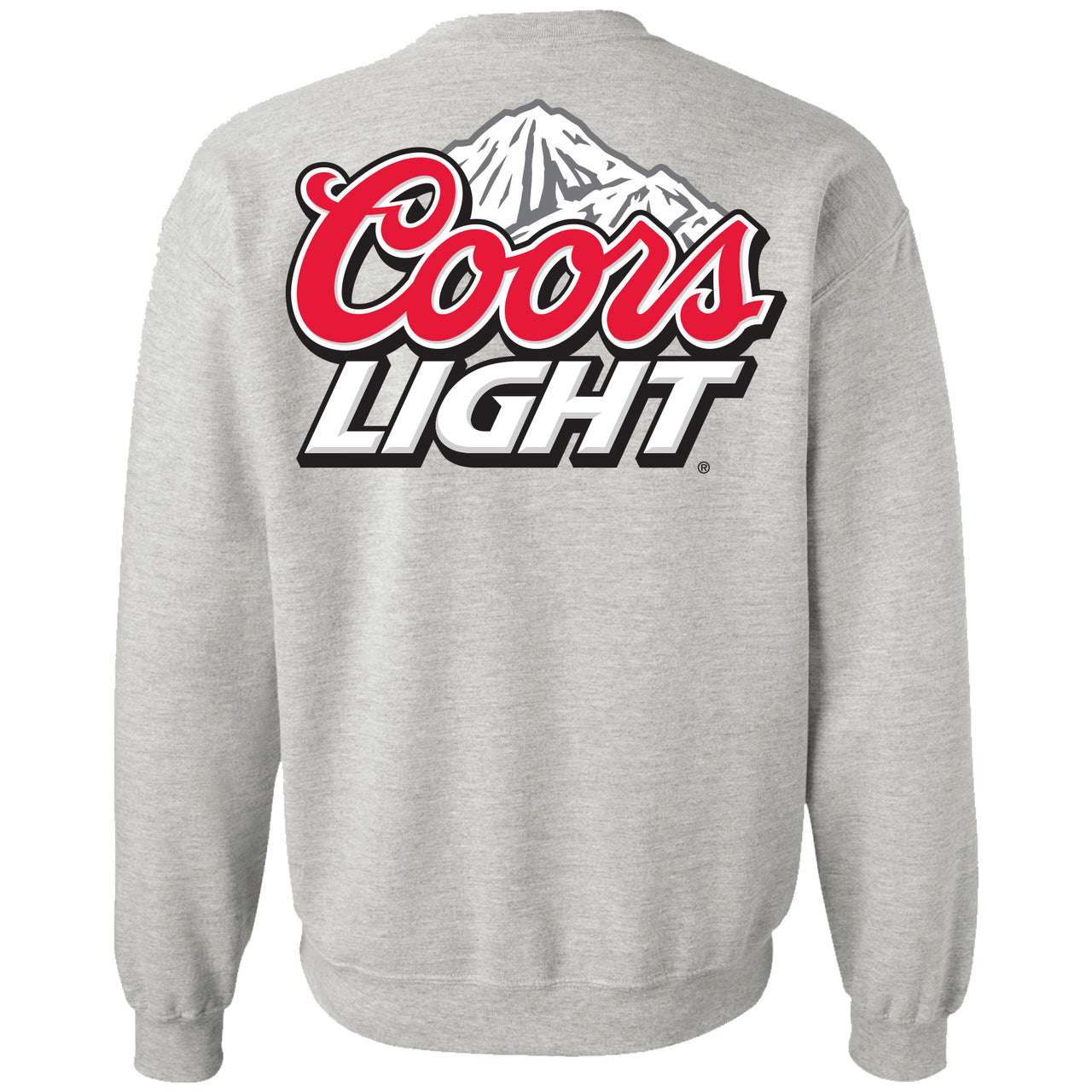 Coors Light - Classic 2000's Logo 2-sided Crew Sweatshirt