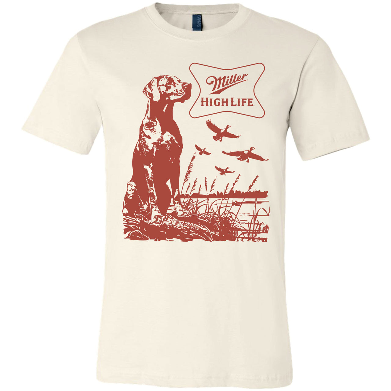 Miller High Life - Dog and Ducks Hunting T-shirt