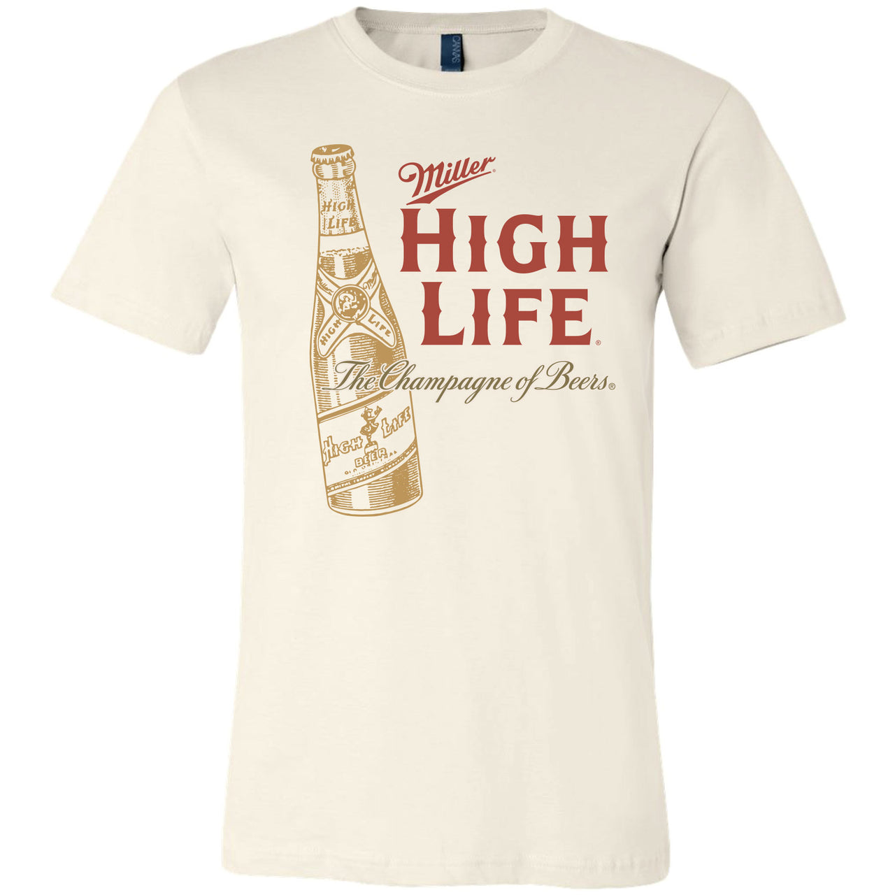Miller High Life - Champagne of Beers Bottle T-shirt