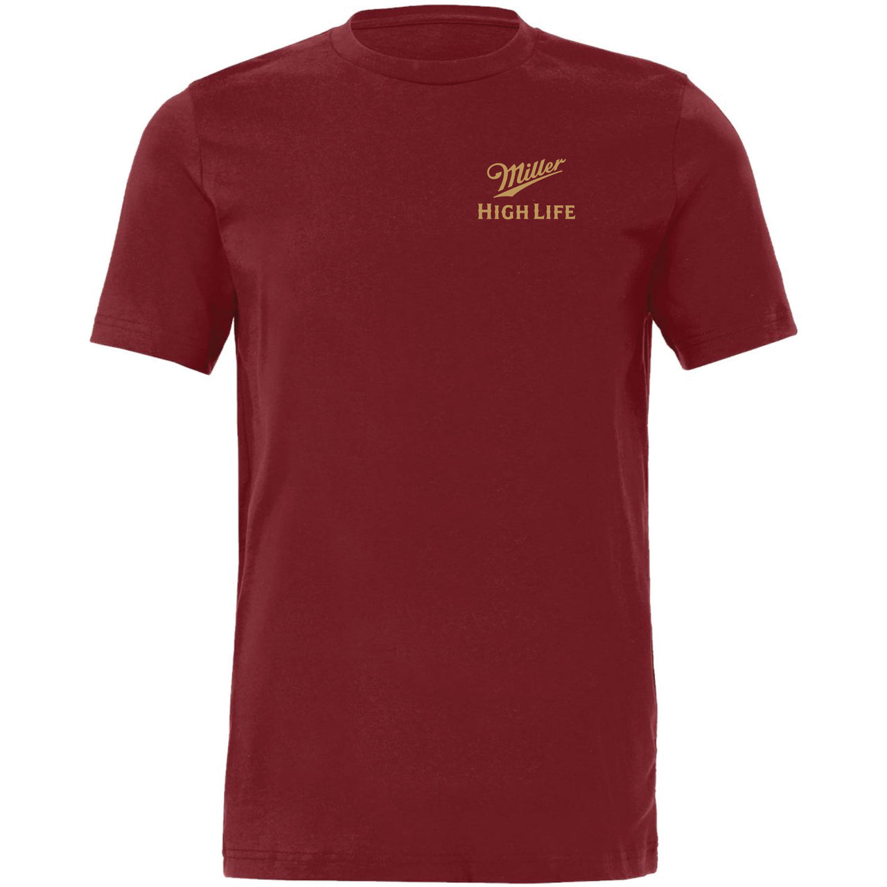 Miller High Life - The Champagne of Beers Glass 2-sided T-shirt