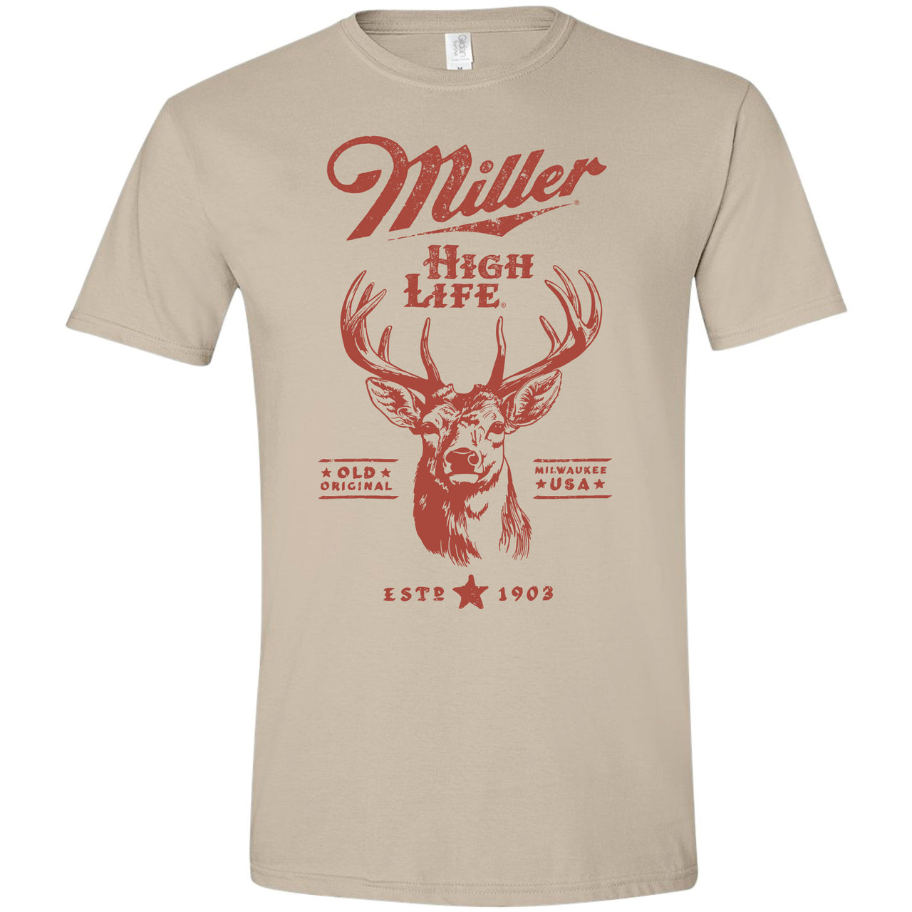 Miller High Life - MHL - Vintage Deer T-shirt