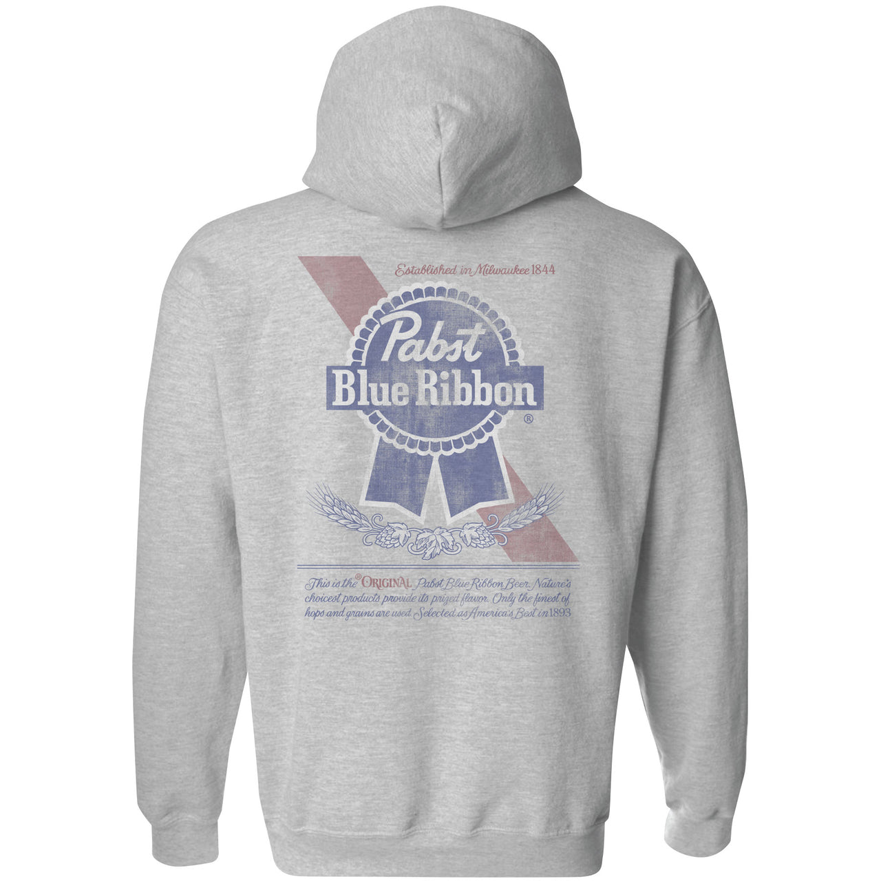 Pabst Blue Ribbon - Can Label 2-Sided Hoodie