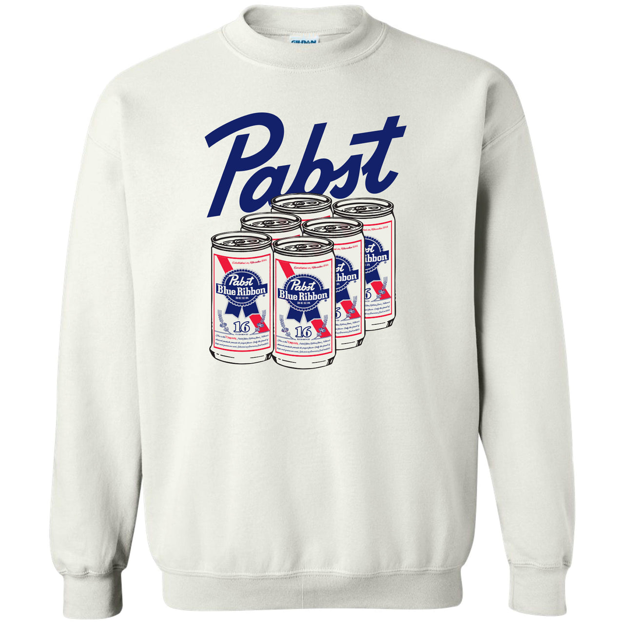 Pabst Blue Ribbon - Six Pack Crew Sweatshirt