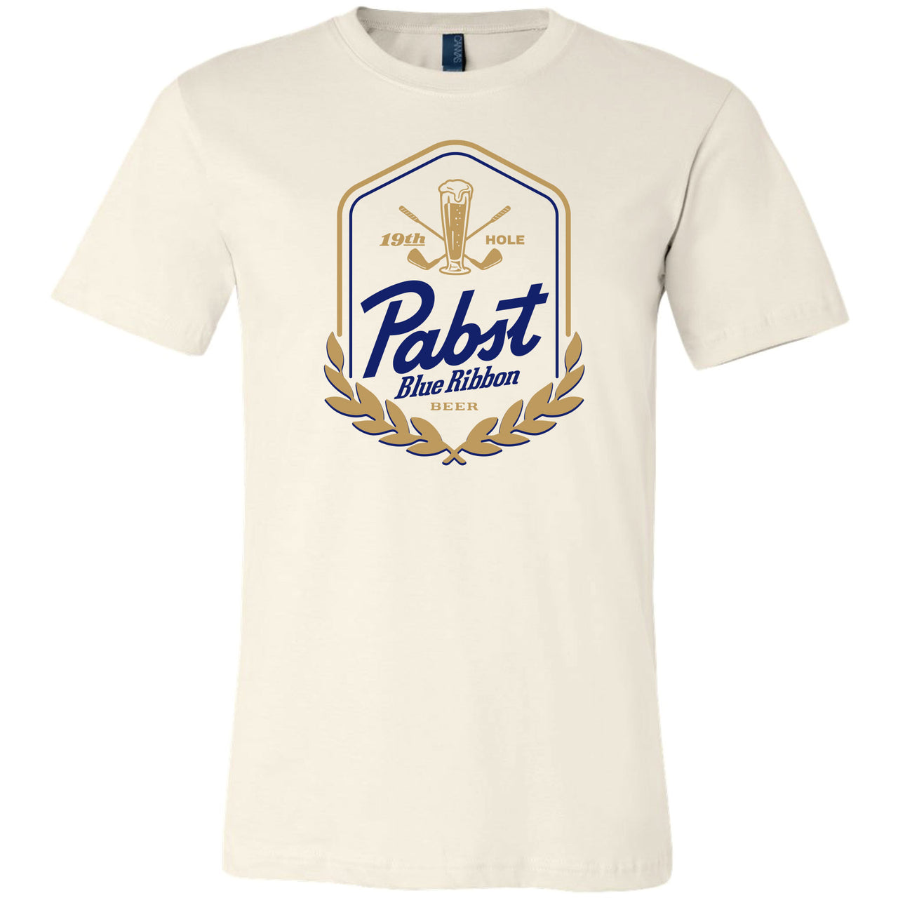 Pabst Blue Ribbon - 19th Hole Badge T-shirt