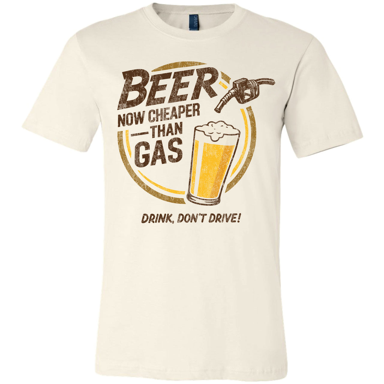 Beer - Now Cheaper Than Gas - Version 2.026 - T-shirt