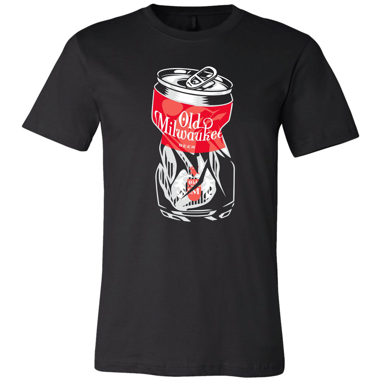 Old Milwaukee - Crushed Can T-shirt - V2