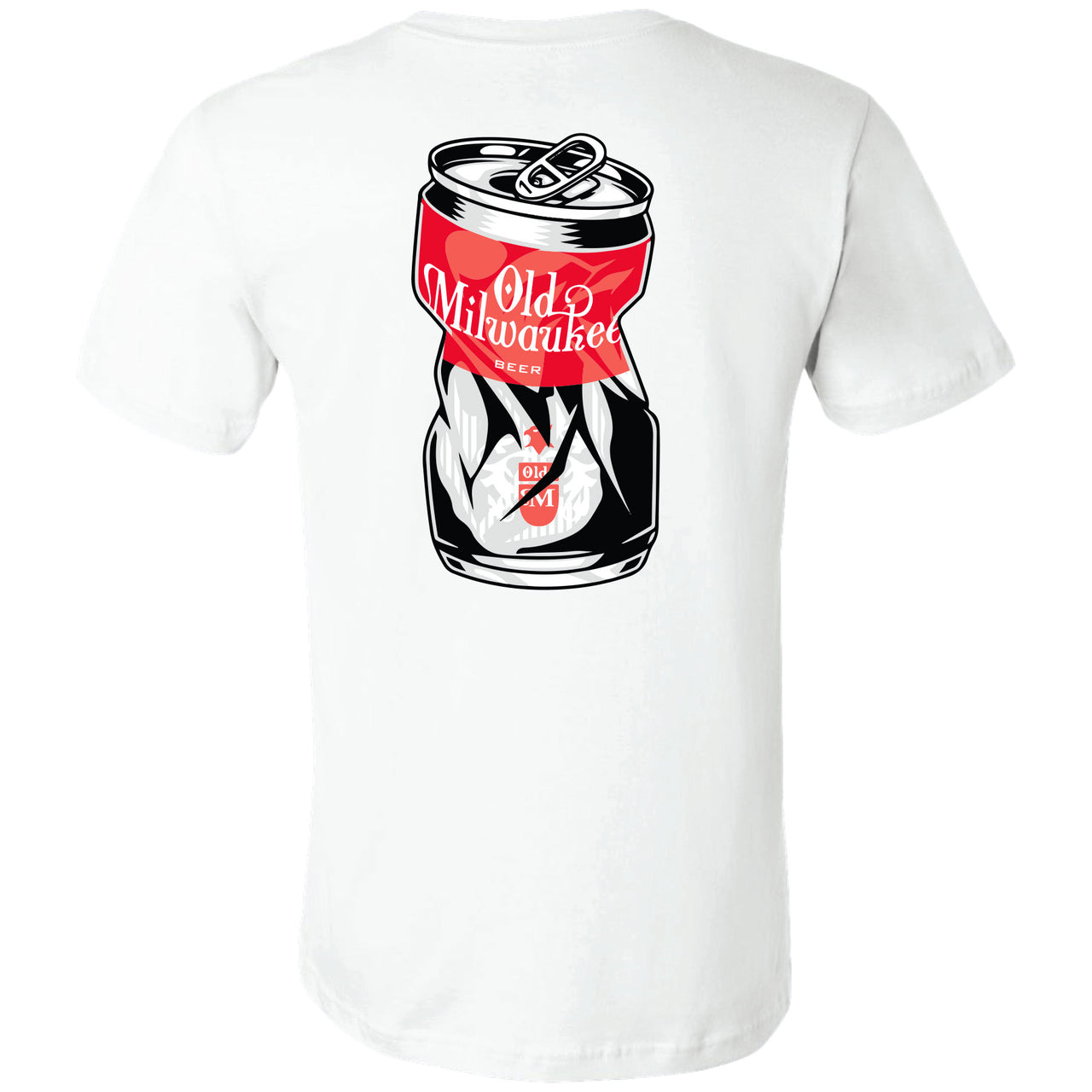 Old Milwaukee - Crushed Can 2-sided T-shirt