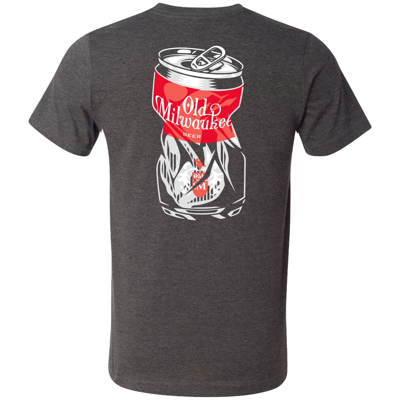 Old Milwaukee - Crushed Can 2-sided T-shirt - V2
