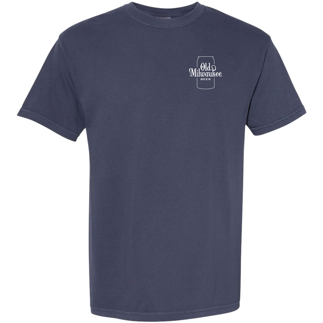 Old Milwaukee - America's Finest, Grizzly Bear Scene 2-sided Garment-Dyed T-shirt
