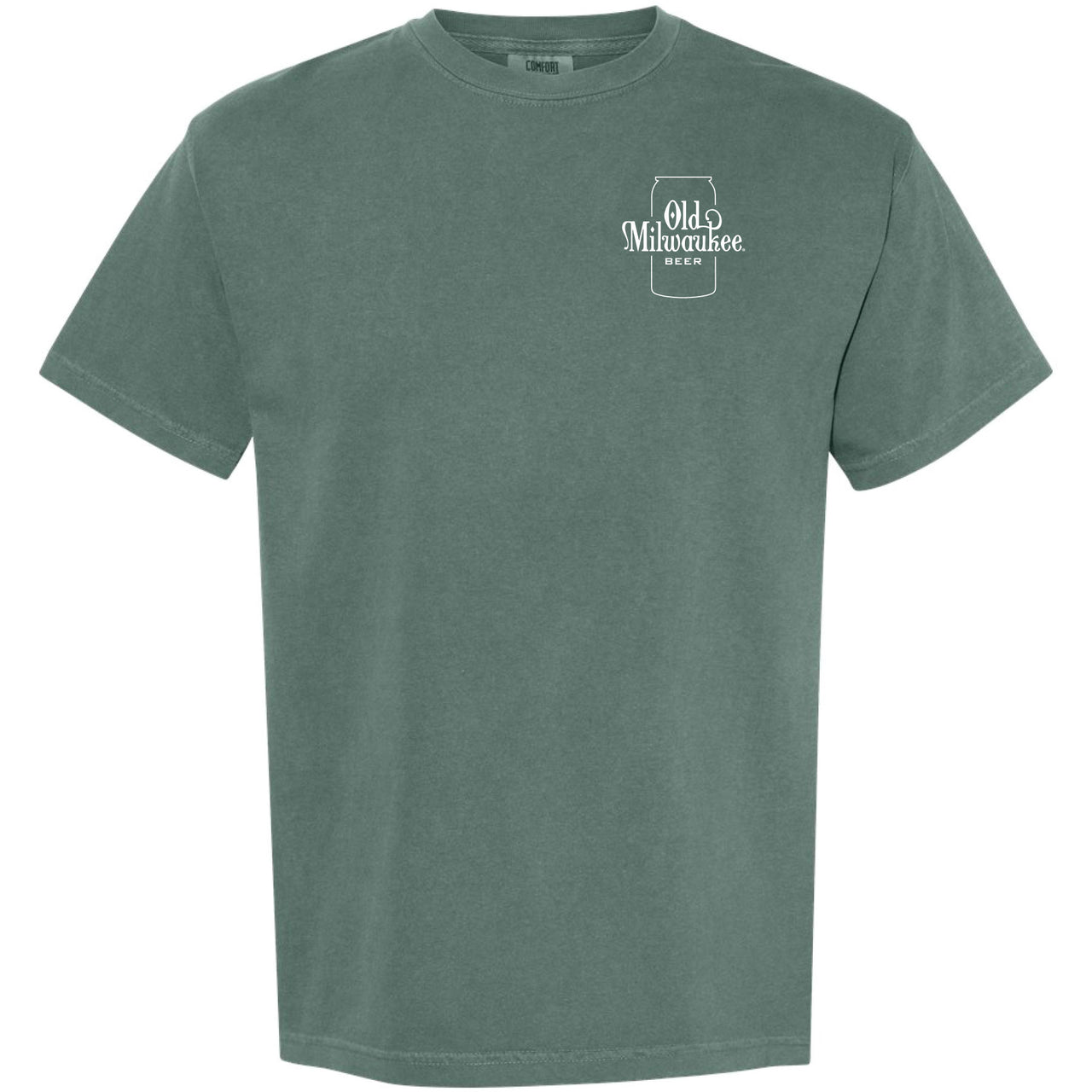 Old Milwaukee - America's Finest, Bass Scene 2-sided Garment-Dyed T-shirt
