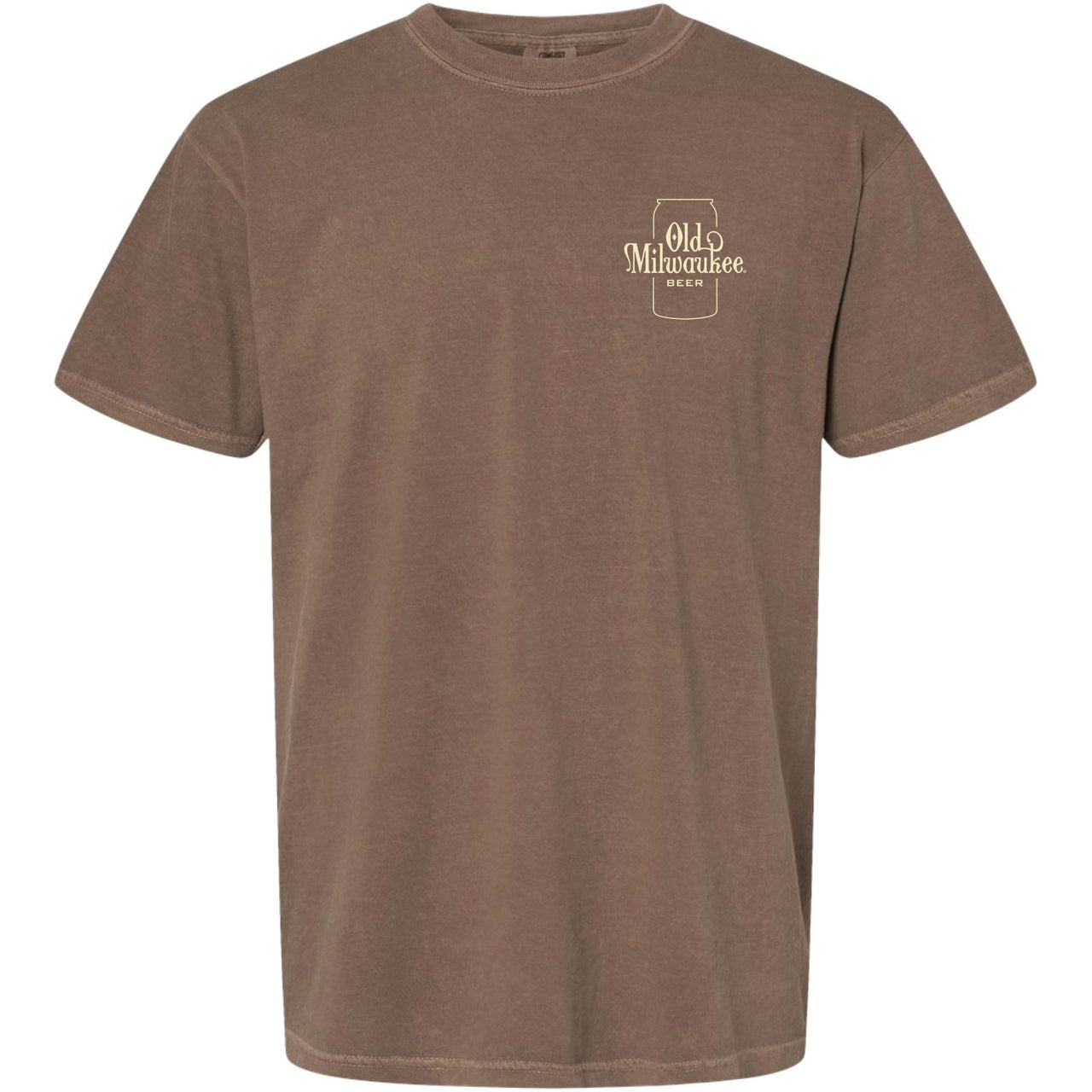 Old Milwaukee - America's Finest, Vintage Buck Scene 2-sided Garment-Dyed T-shirt