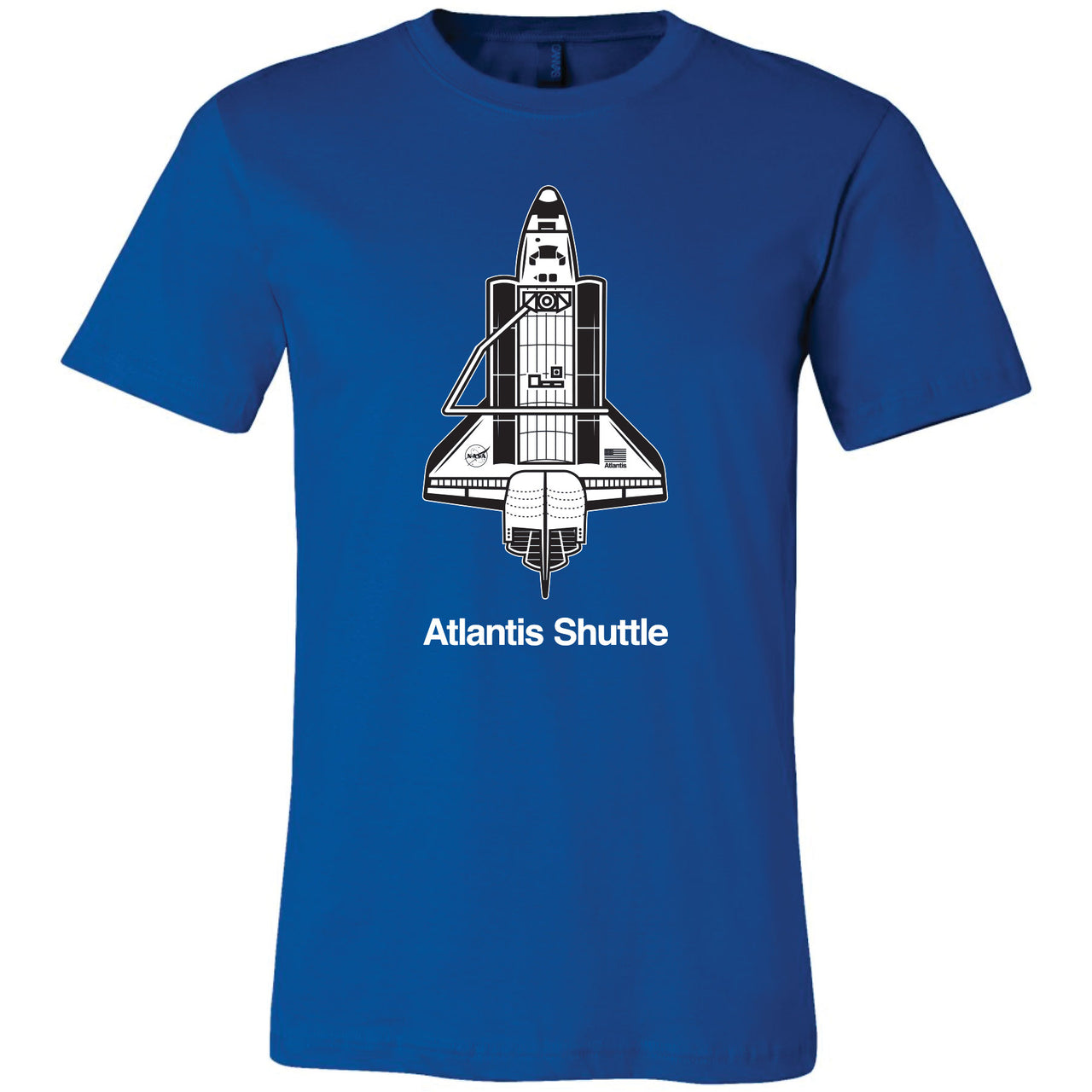 NASA - Atlantis Shuttle 2-sided T-shirt