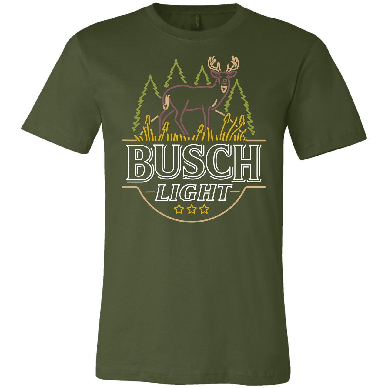 Busch Light - Hunting/Wildlife - Neon Buck T-Shirt