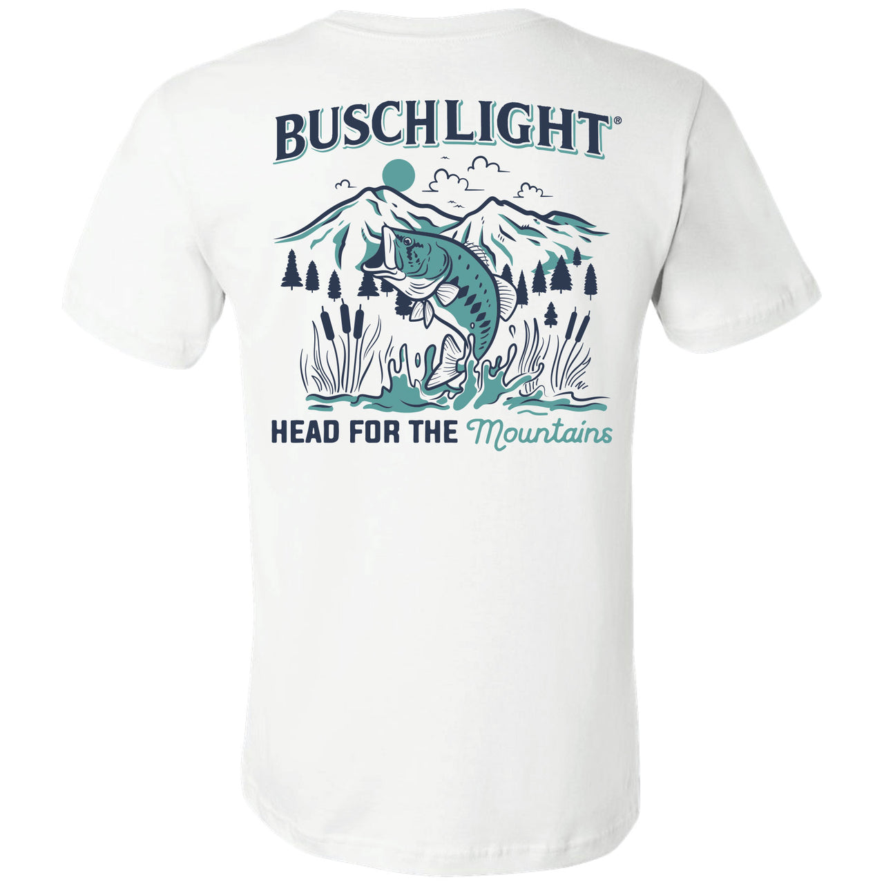 Busch Light - Vintage Bass 2-sided T-shirt