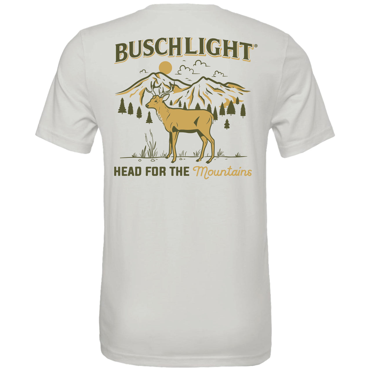 Busch Light - Vintage Deer 2-sided T-shirt