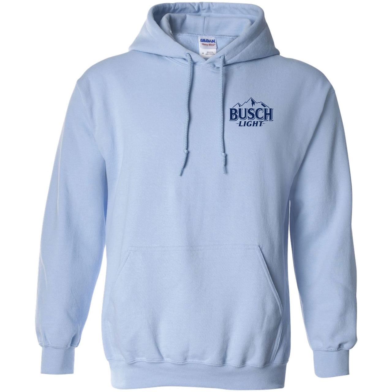 Busch Light - Fishing Scene with Dog & Cooler - 2-sided Hoodie