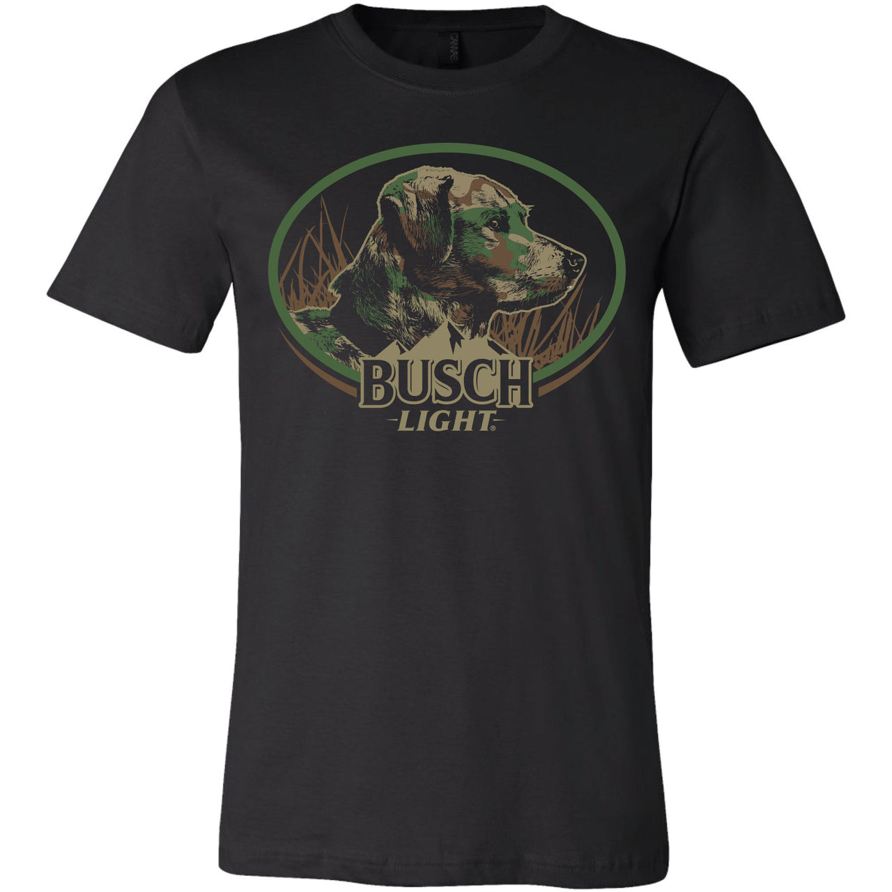 Busch Light - Hunting - Camo Blending in Dog T-shirt