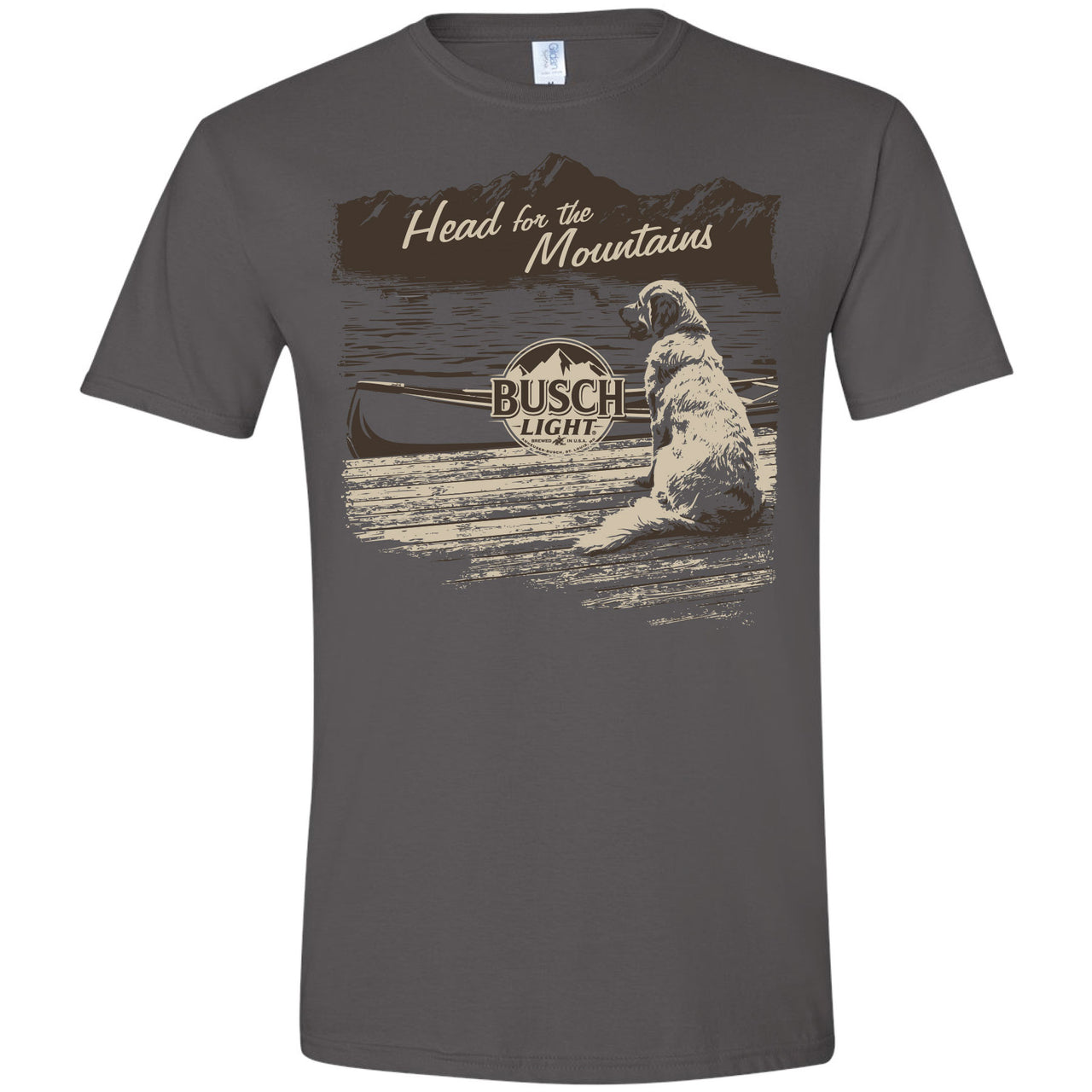 Busch Light - Wildlife - Dog Docked T-shirt