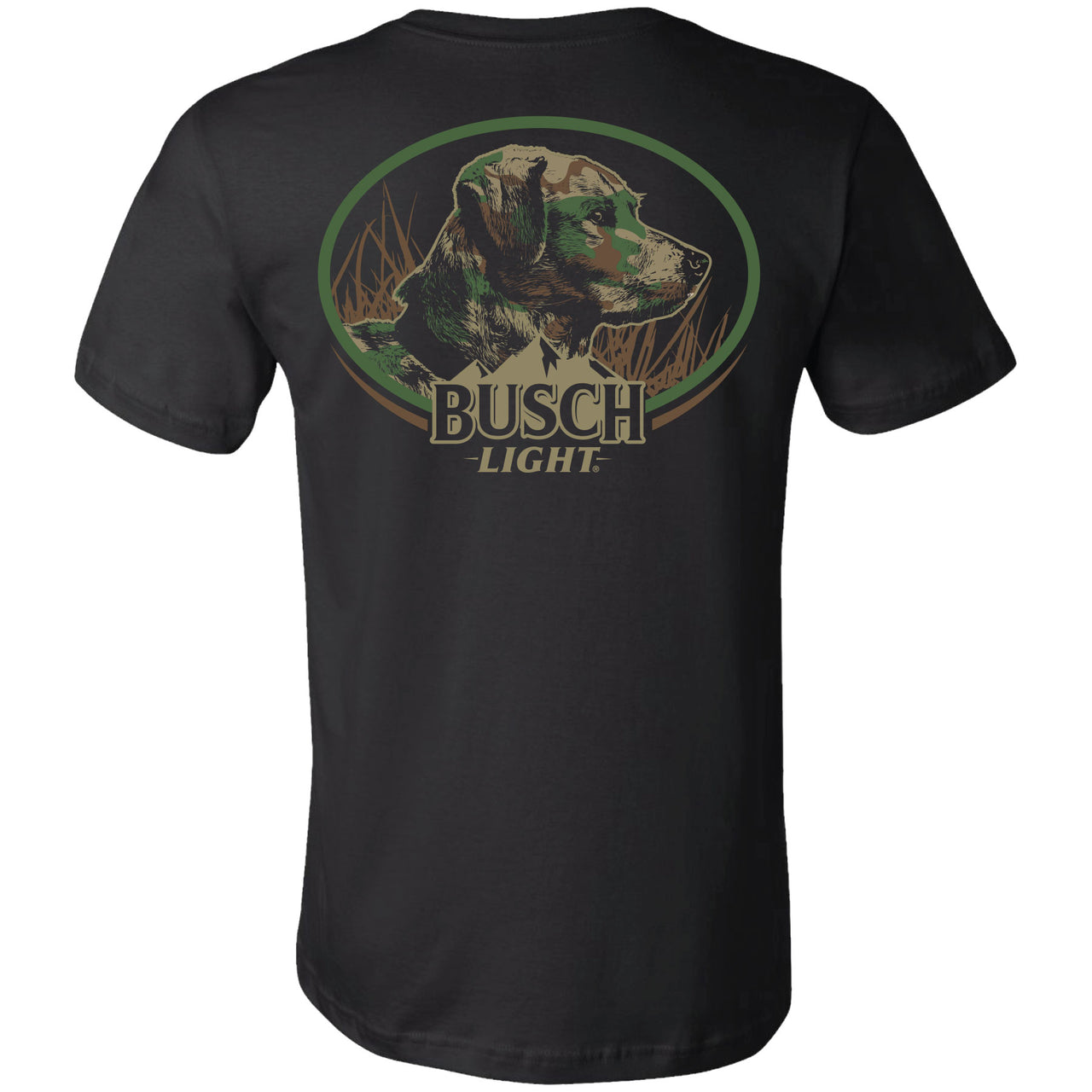 Busch Light - Hunting - Camo Blending in Dog 2-sided T-shirt