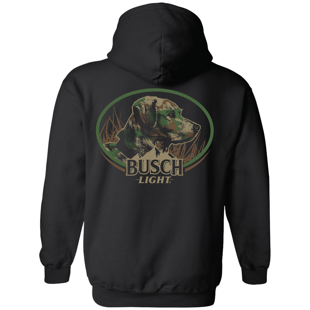 Busch Light - Hunting - Camo Blending in Dog 2-sided Hoodie
