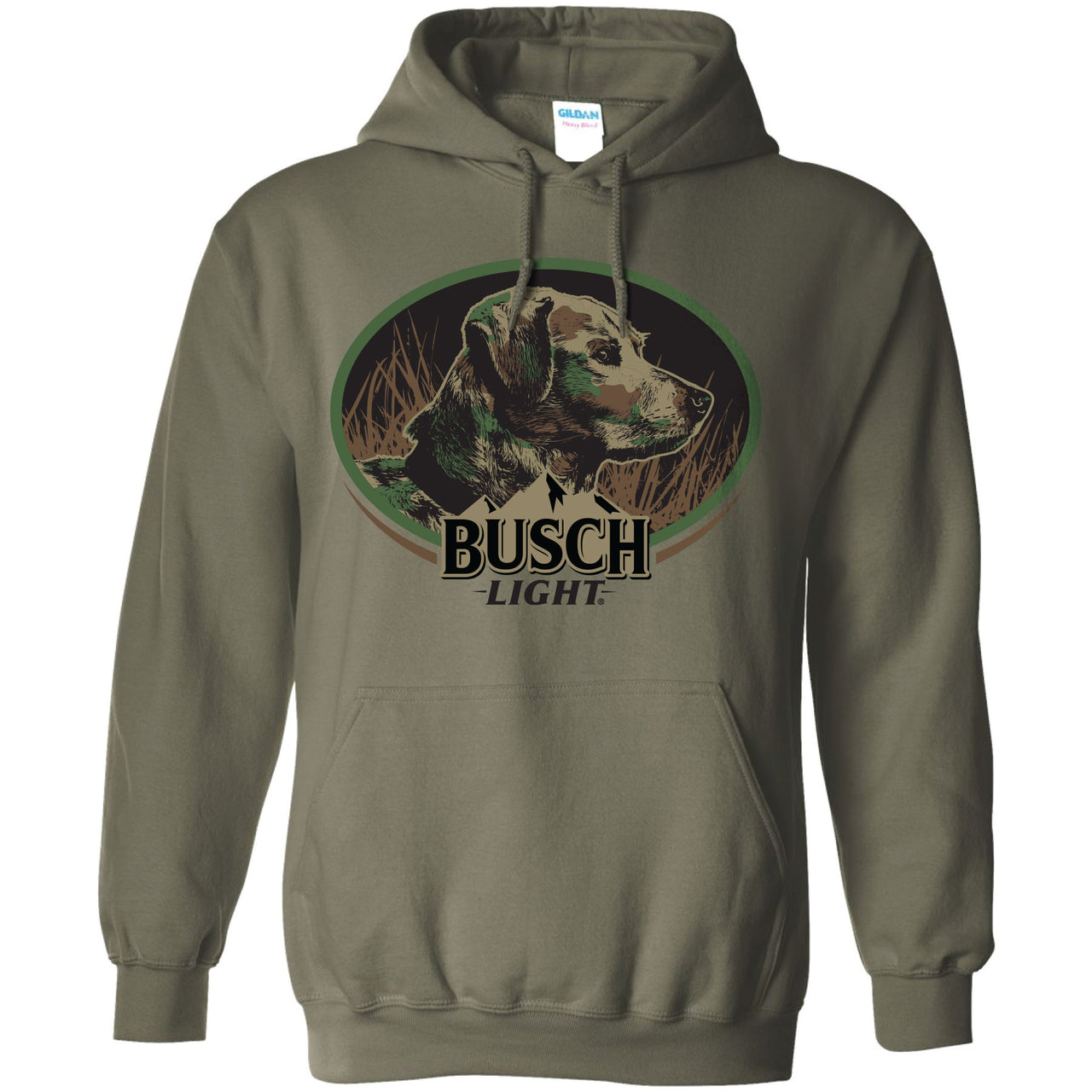 Busch Light - Hunting - Camo Blending in Dog Hoodie