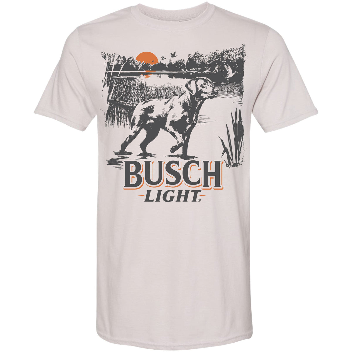 Busch Light - Hunting and Wildlife - Dog Trail T-shirt