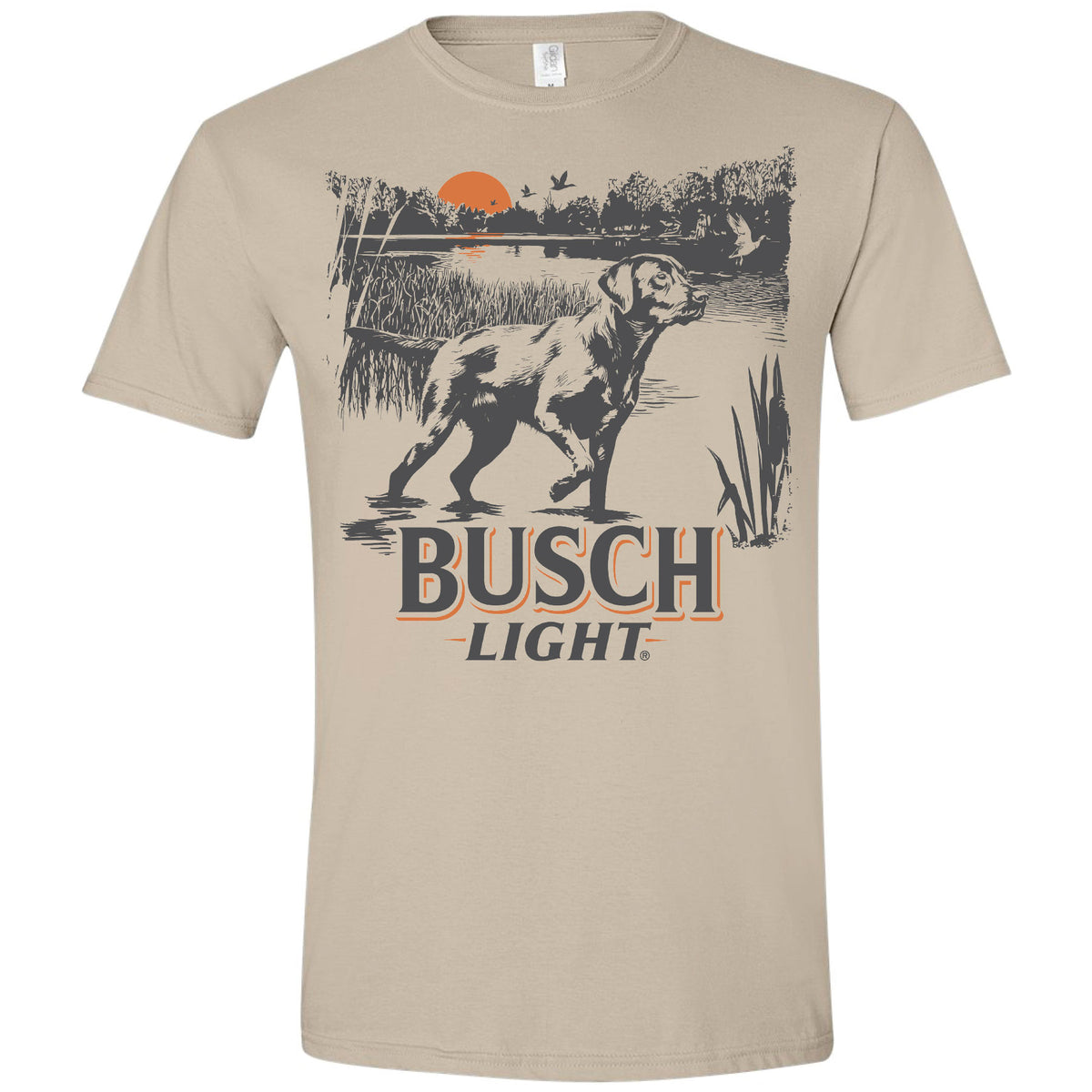 Busch Light - Hunting and Wildlife - Dog Trail T-shirt